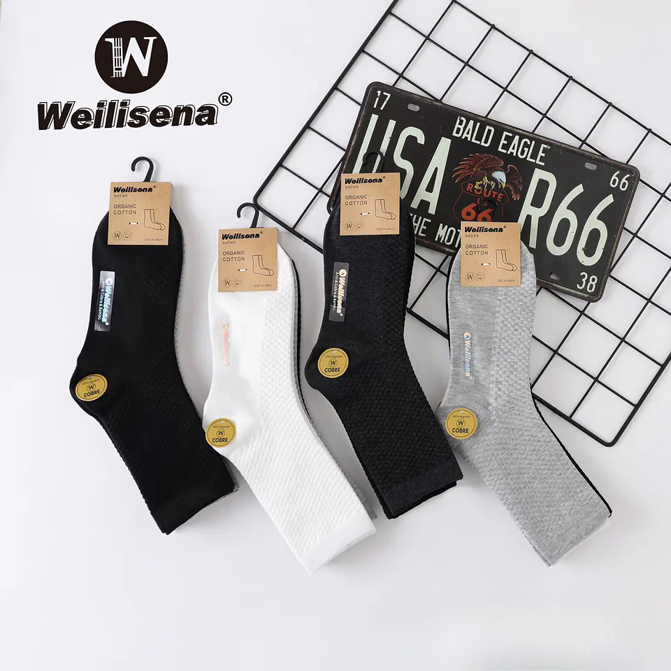 Docena de calcetines de algodón de hombre  1