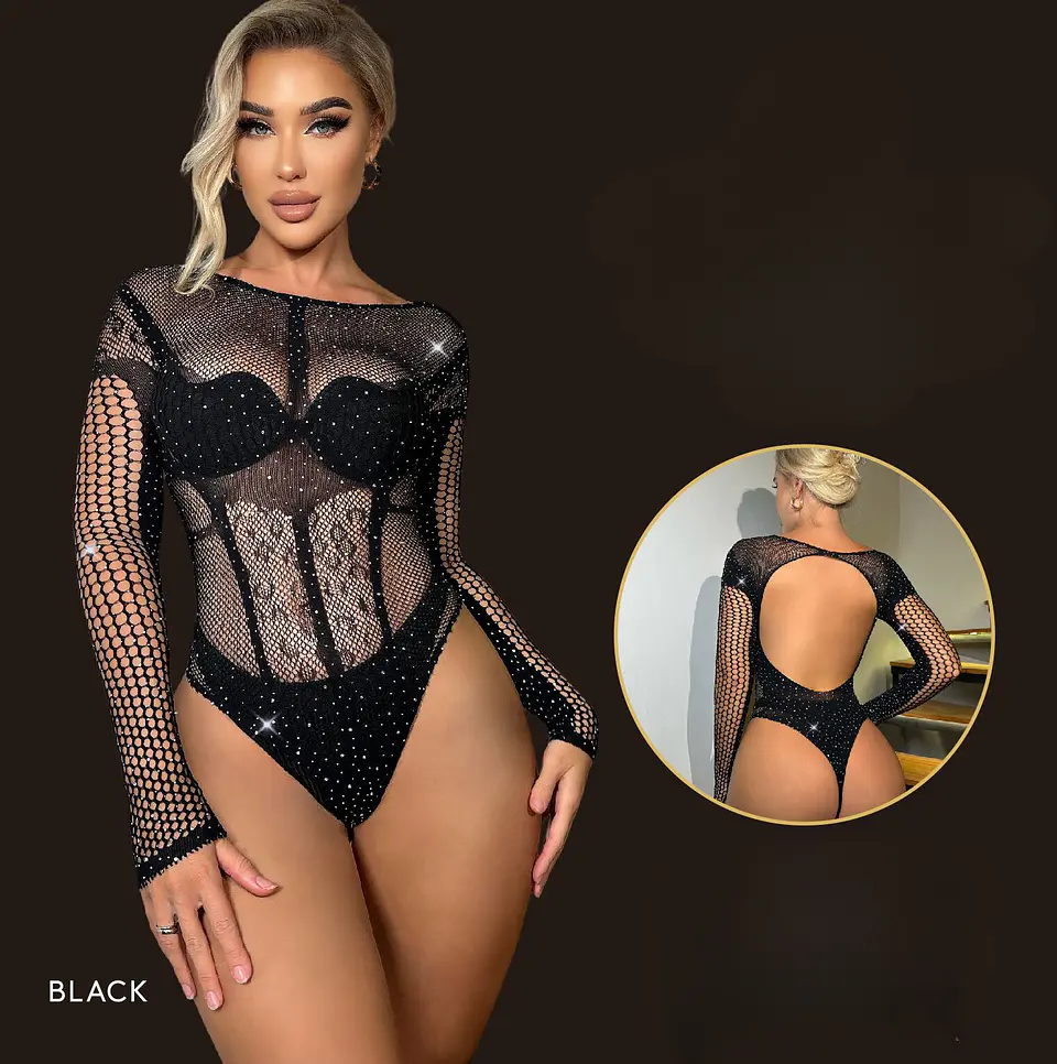 Malla tipo body con brillo 1