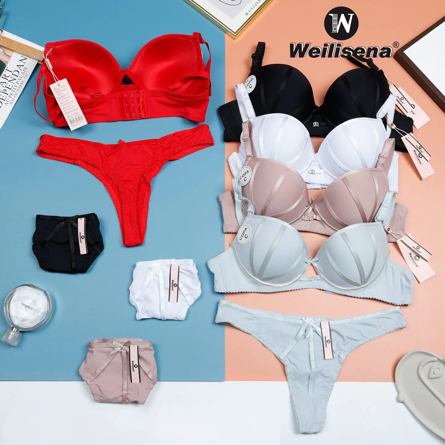 Conjunto de ropa interior para dama  1