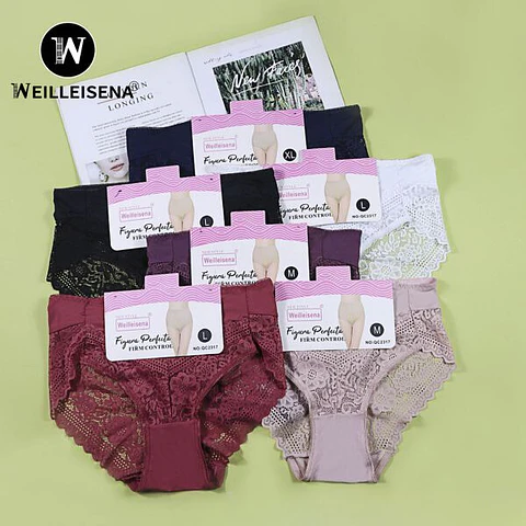 Calzón con encaje de dama 