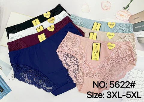 Calzones de dama con encaje 