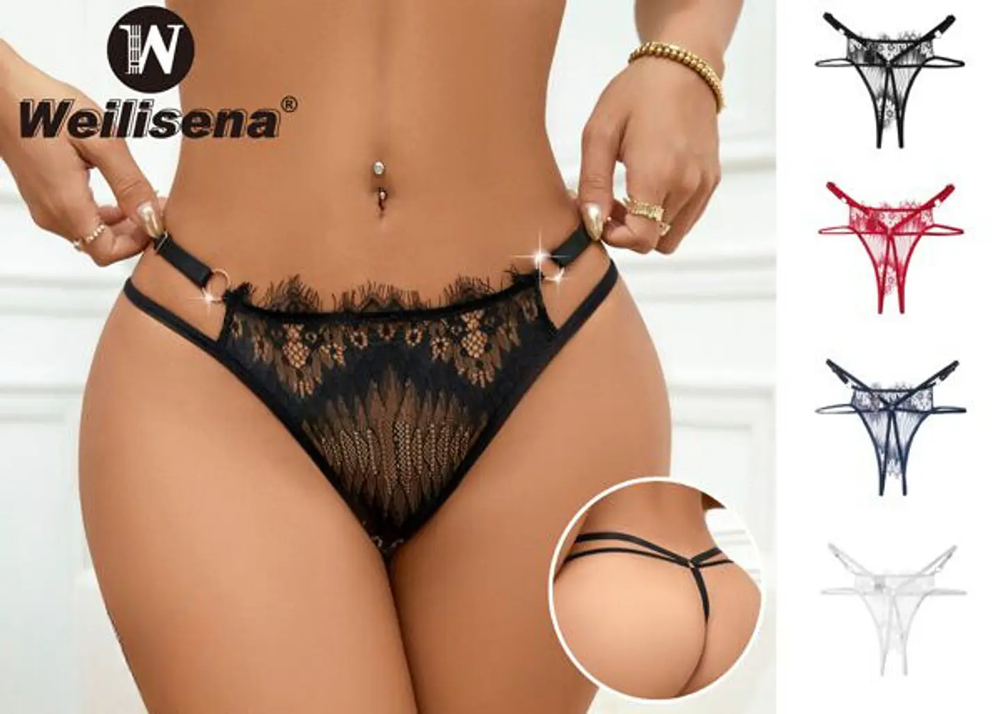 Delicado colale de dama con encaje  1
