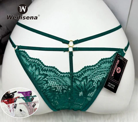 Colale con ligas y encaje 