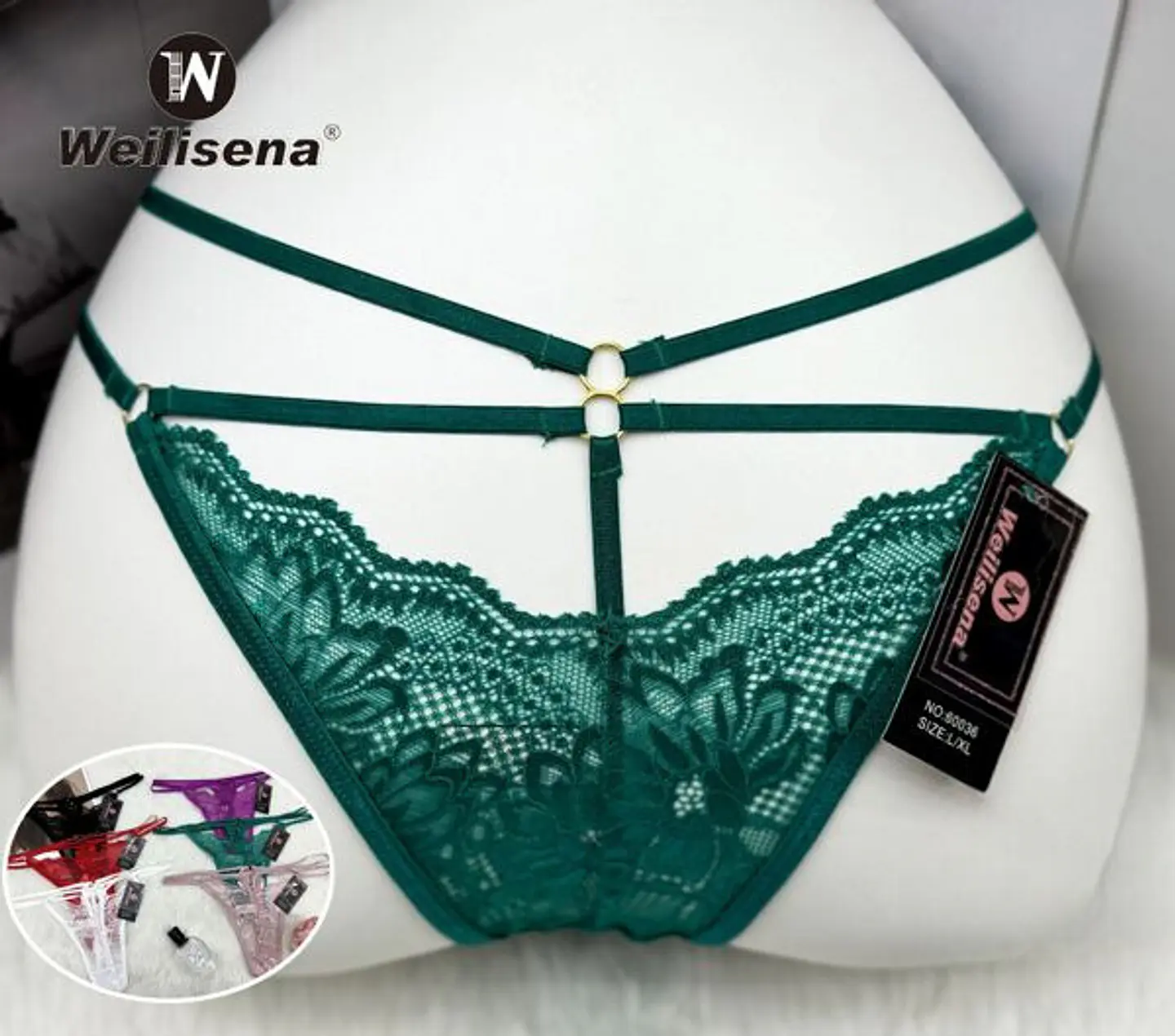 Colale con ligas y encaje  1