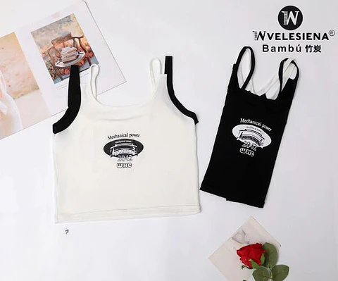 Top polera corta para mujer 