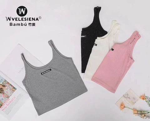 Polera corta sin mangas 