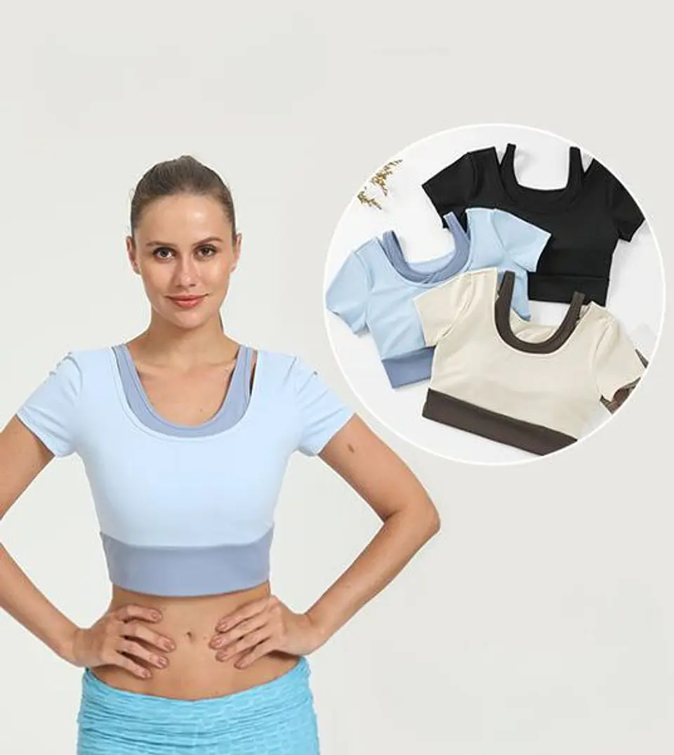 Polera deportiva con mangas 1