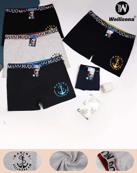 Boxer de algodón de caballero 