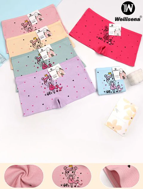 Calzón tipo cuadro de niña 