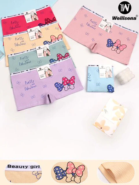 Calzón cuadro de niña 