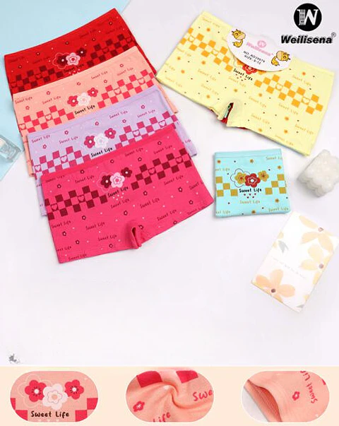 Calzón cuadro con estampado divertido 