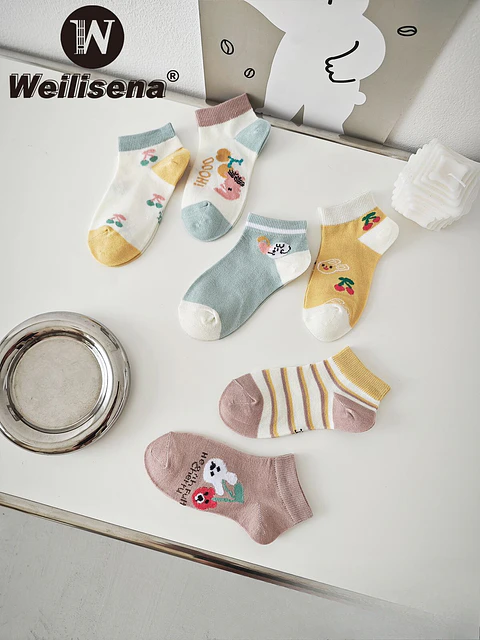 Docena de medias cortas de niños