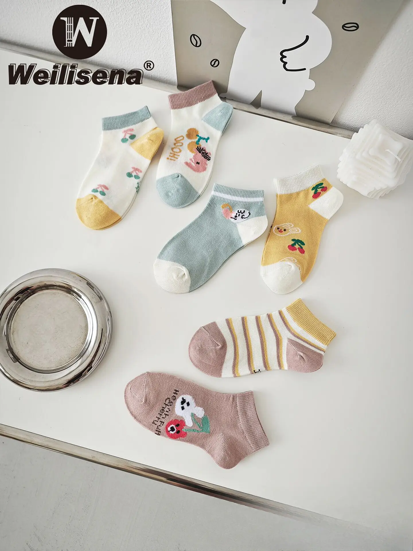 Docena de medias cortas de niños 1