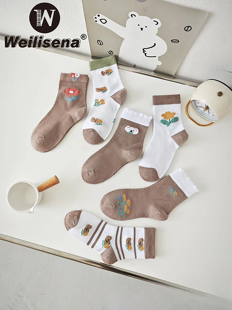 Docena de calcetines suaves de niños 