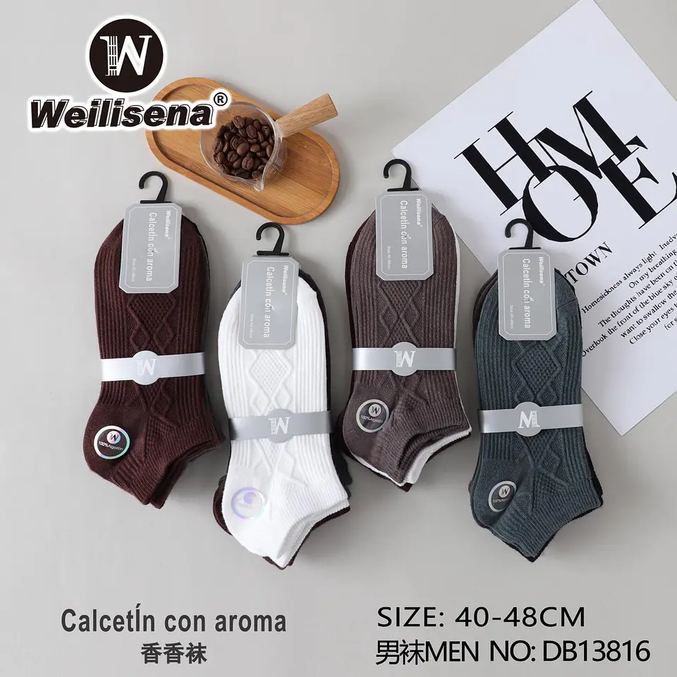 Docena de calcetines de hombre con aroma  1