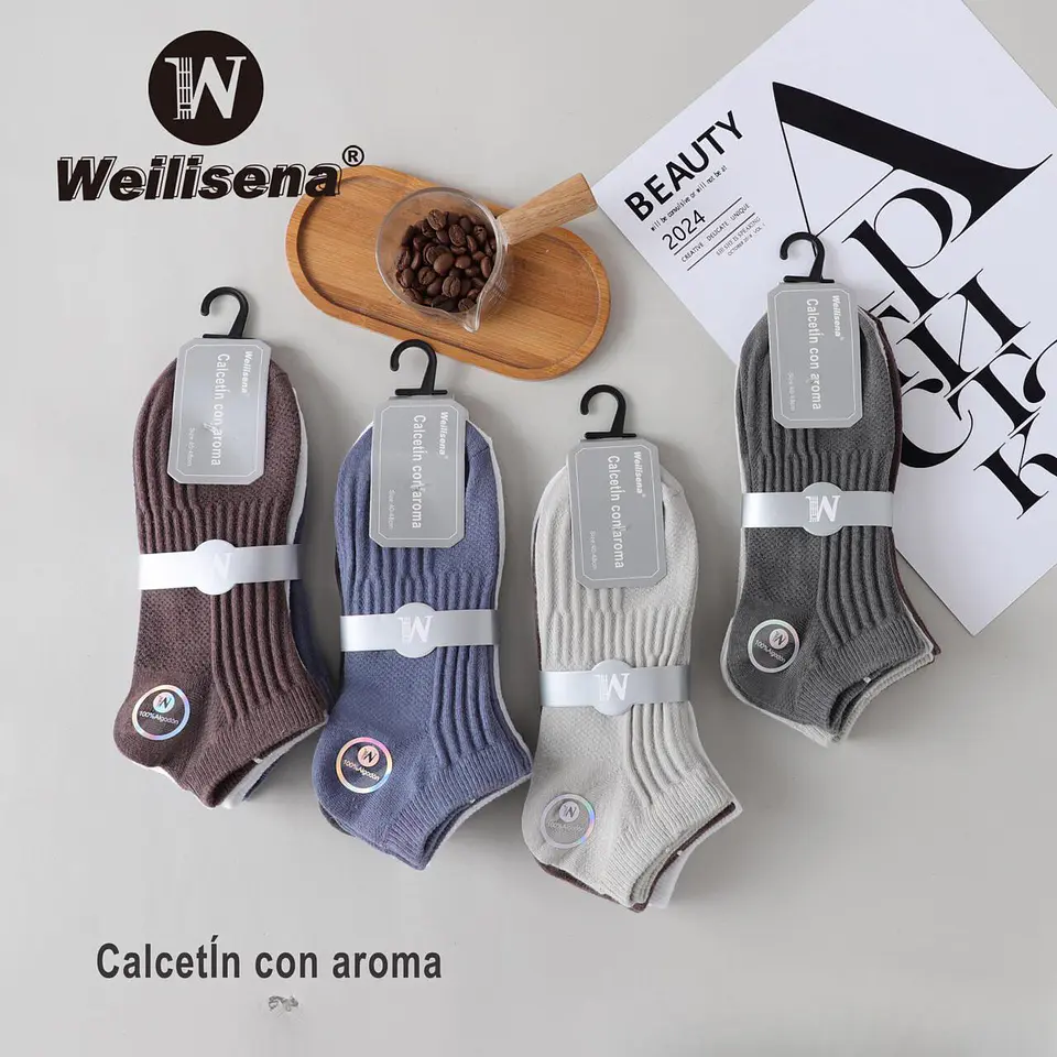Docena de calcetines con aroma cortos  1