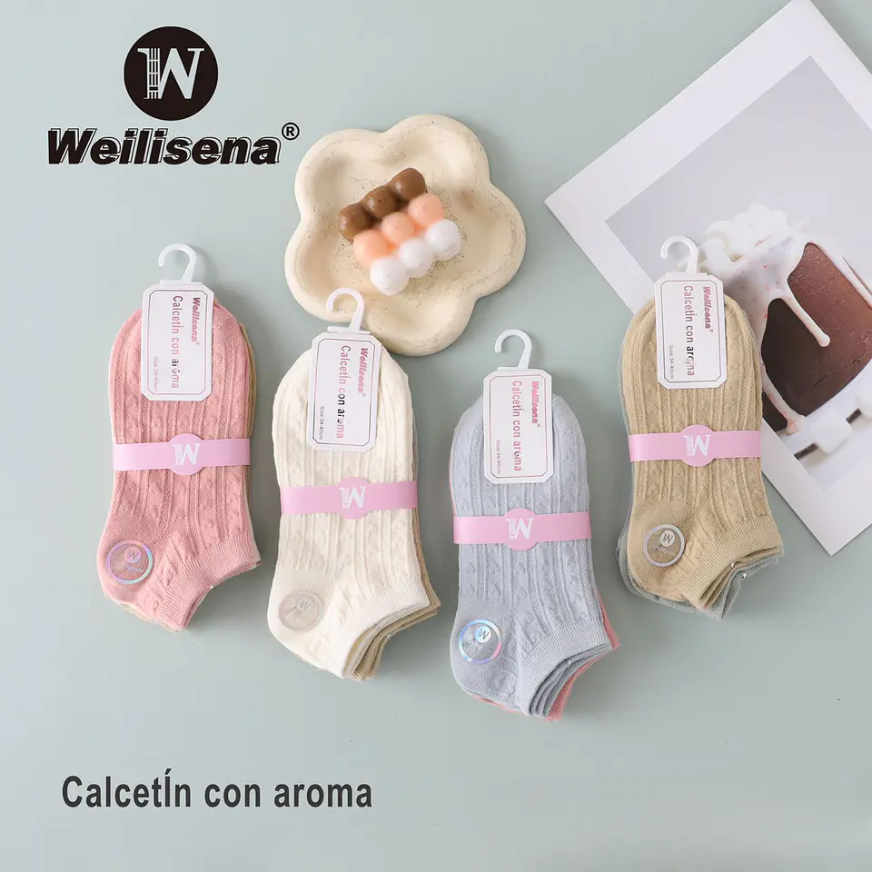 Docena de calcetines de mujer con aroma  1