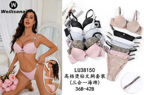 DOCENA CONJUNTO CALZON Y SOSTEN BRILLOS