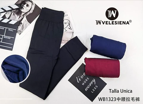 DOCENA CALZAS CON POLAR