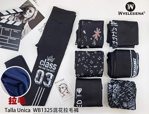 DOCENA CALZAS CON POLAR