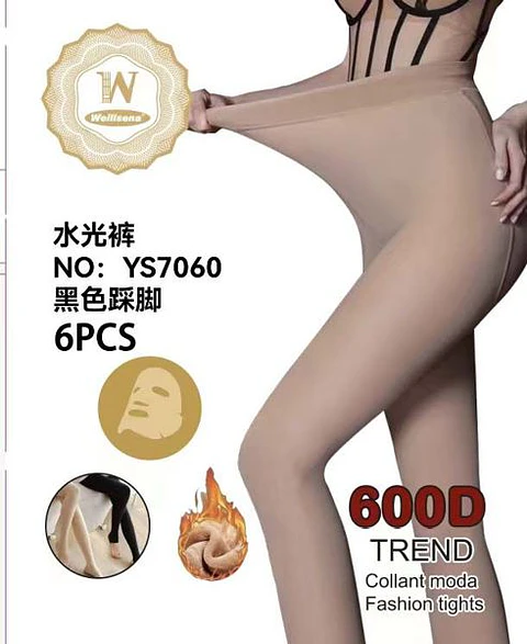 DOCENA DE PANTY EFECTO PIEL CON POLAR SIN PIE