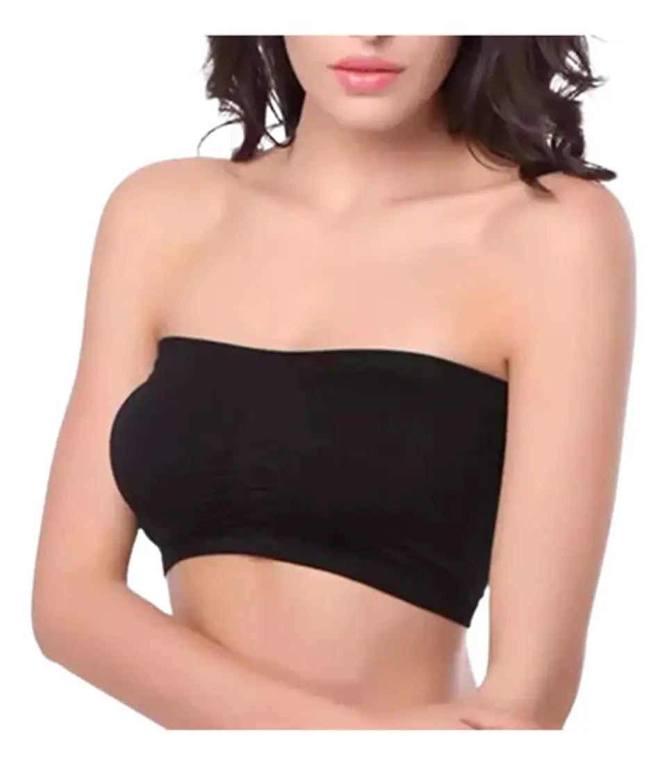 Pack 3 Top Sujetador Corto Sin Tiras( Qc2452) 1