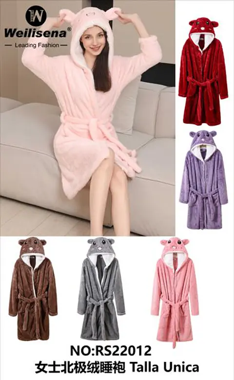 DOCENA BATAS de invierno PLUSH