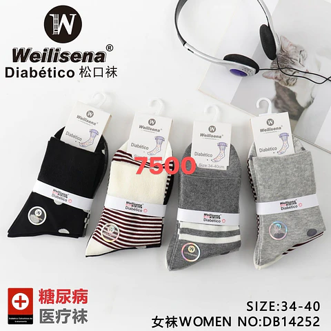 Docena de calcetines para diabético 