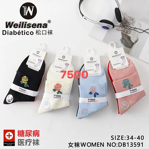 Docena de calcetines para diabético