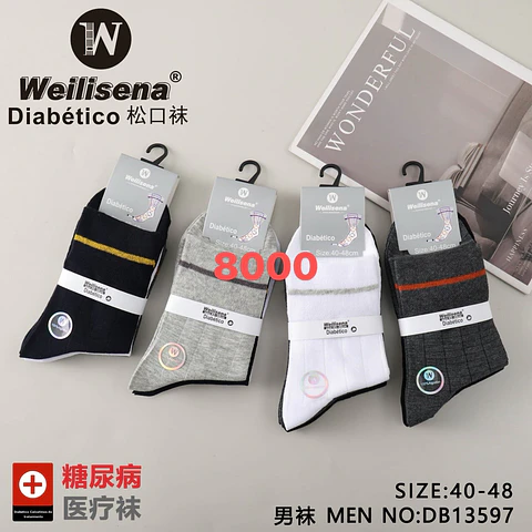 Docena de calcetines para diabético