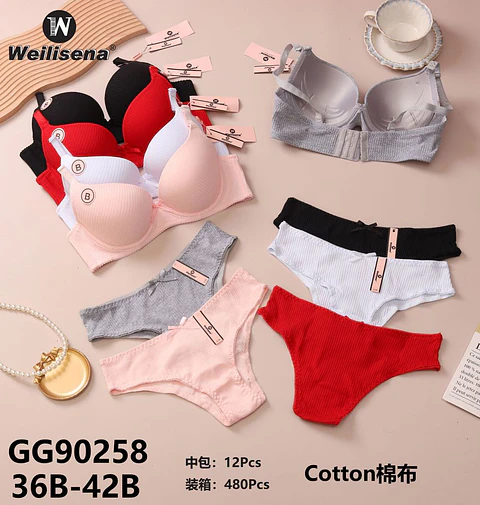 docena Conjunto de sosten liso Copa B