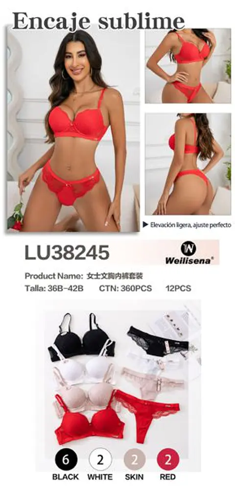 docena Conjunto de sosten Y COLALE Copa B