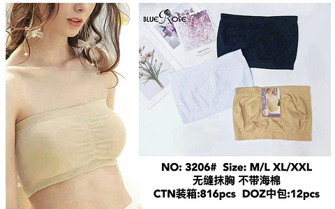 DOCENA STRAPLE BASICO O TOP DEPORTIVO