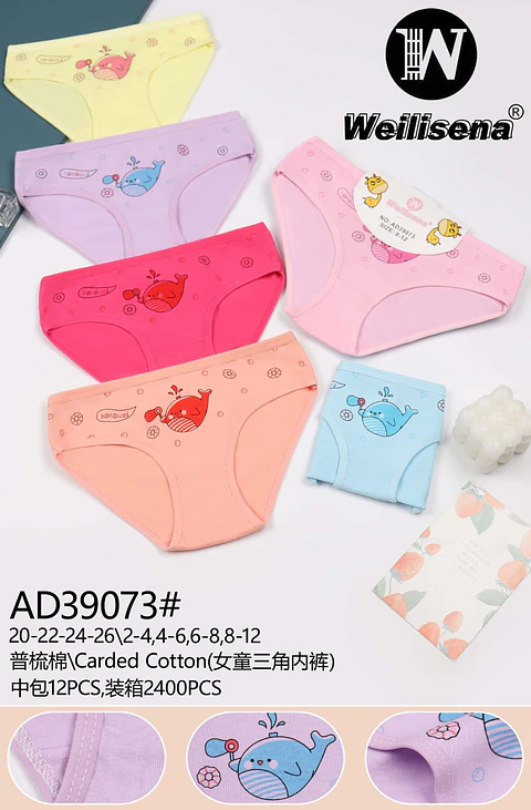 DOCENA DE CALZON DE NIÑA