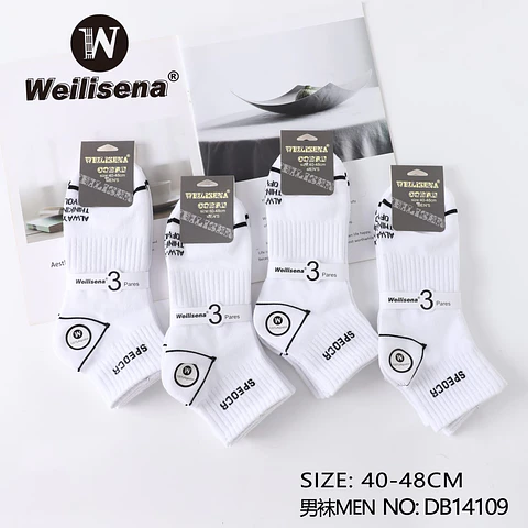 Docena de calcetas de algodón 