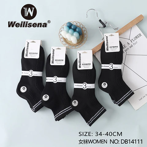 Docena de calcetas de algodón 