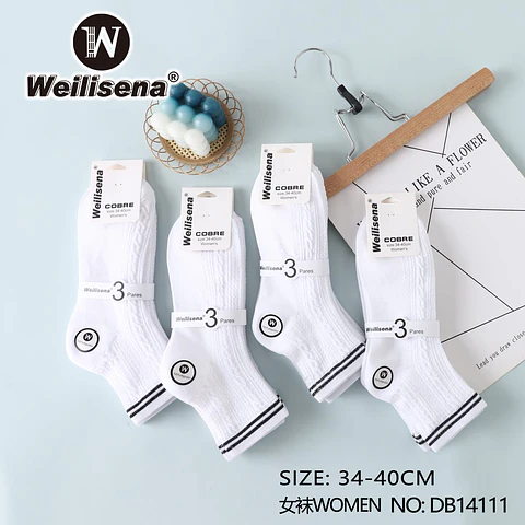 Docena de calcetas de algodón 