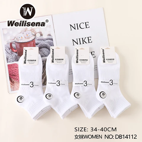 Docena de calcetas de algodón 