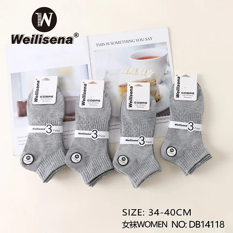 Docena de calcetas de algodón 