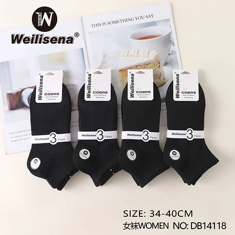 Docena de calcetas de algodón 