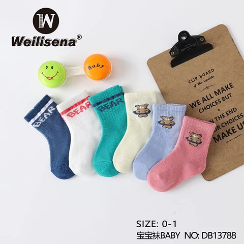 Docena de calcetas de bebe recien nacido