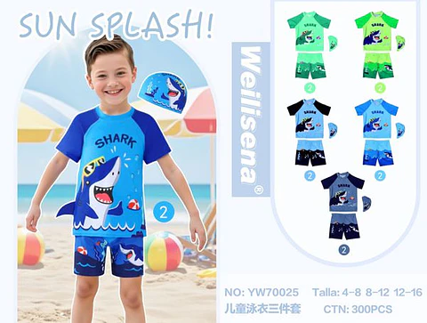 DOCENA TRAJE DE BAÑO DE NIÑO 