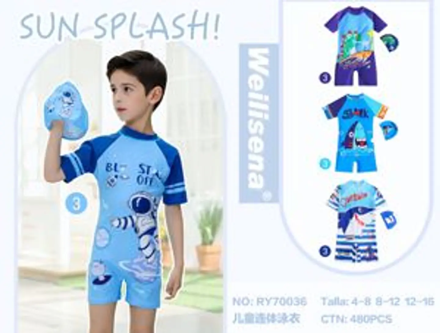 TRAJE DE BAÑO DE NIÑO  1