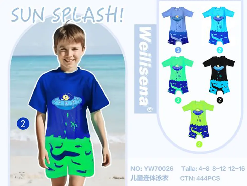 DOCENA TRAJE DE BAÑO DE NIÑO  1