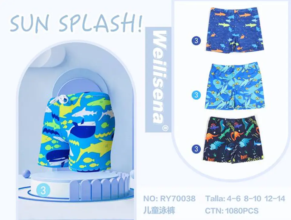 BOXER TRAJE DE BAÑO DE NIÑO  1