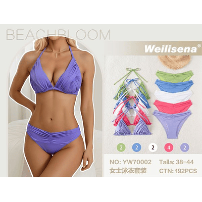 TRAJE DE BAÑO DE DAMA DOS PIEZAS