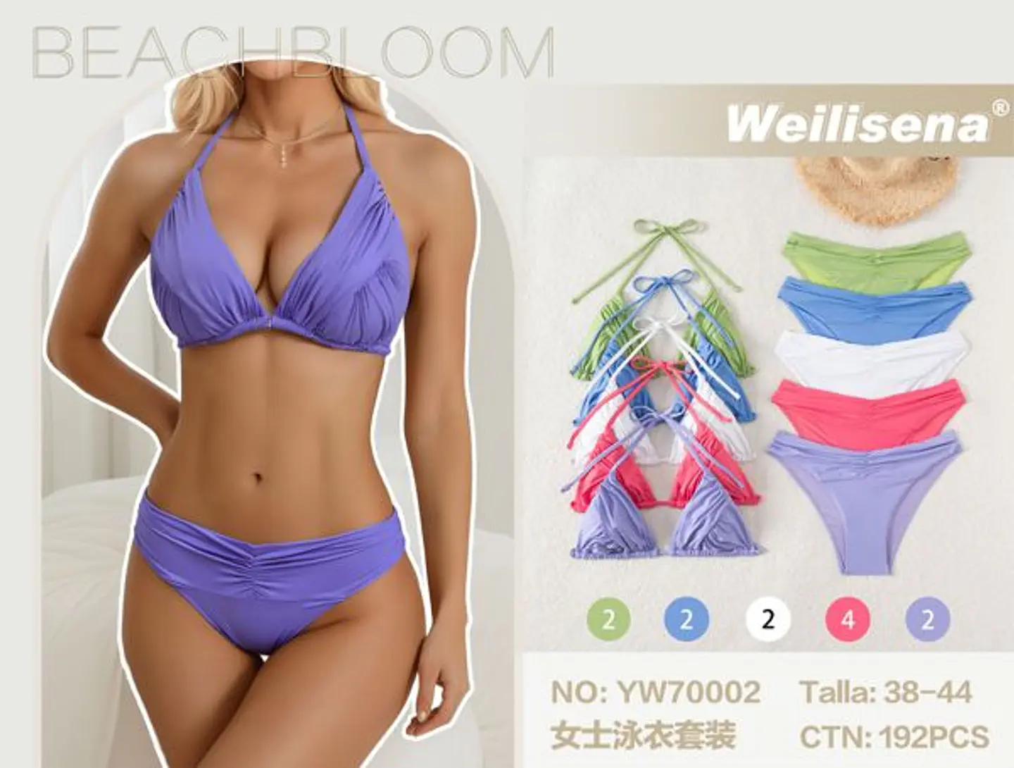 TRAJE DE BAÑO DE DAMA DOS PIEZAS 1