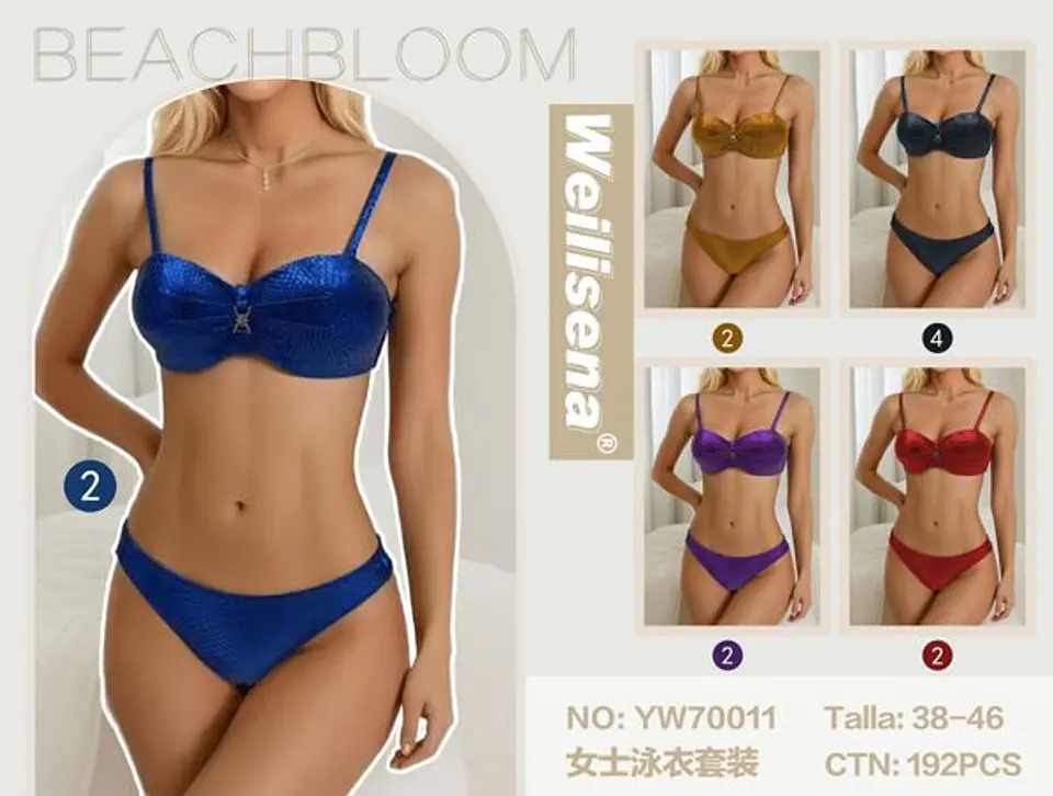 TRAJE DE BAÑO DE DAMA DOS PIEZAS  1