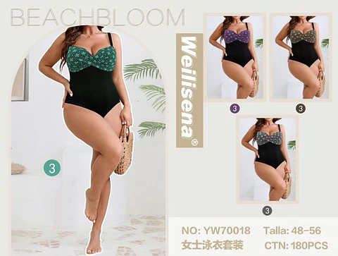 DOCENA TRAJE DE BAÑO DE BAÑO BODY 