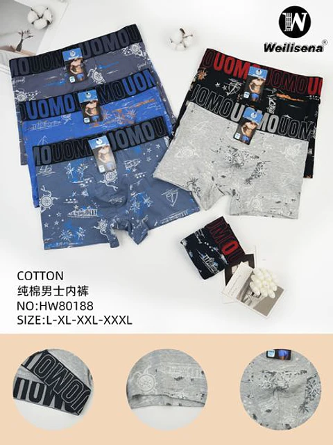 BOXER  DE CABALLERO ALGODON